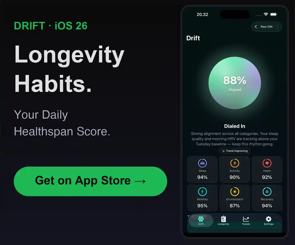 Drift: Longevity Habits